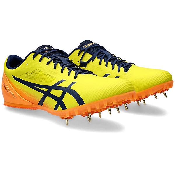 asics（アシックス）　1093A199  750　陸上スパイク  短・中距離  オールウェザー/土トラック兼用  HEATSPRINT ヒートスプリント 13  24SS