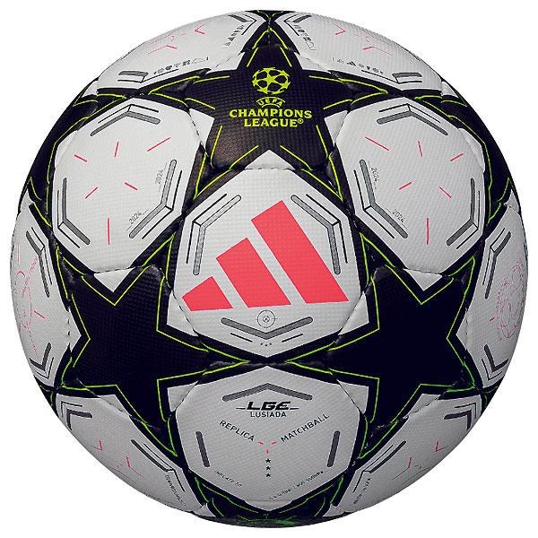adidas（アディダス）　AF5401WBK　サッカー  ボール  UEFAチャンピオンズリーグ　フィナーレ 24-25 リーグ ルシアーダ 5号球　24FW