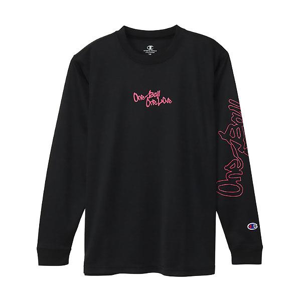 ＜ネコポス発送＞ Champion（チャンピオン）  CKAB410  107　バスケットボール　ジュニア  ロゴプリント ロングスリーブ Tシャツ　24FW
