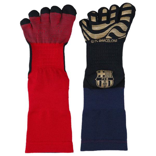 ＜ネコポス発送＞ タビオスポーツ（TABIO SPORTS）　フットボール用　FC Barcelona バルセロナ FootBall 五本指ソックス　24SS