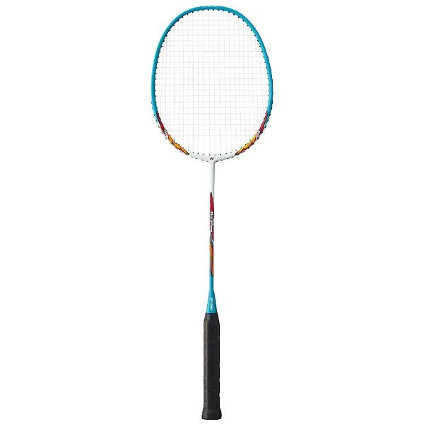 Yonex（ヨネックス）　MP5LTG  682  バドミントン　ラケット　マッスルパワー5LT（ガット張り上げ済） ホワイト×ターコイズ  24FW