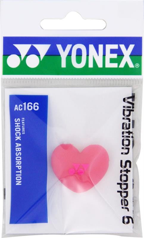 Yonex（ヨネックス）　AC166  123  テニス　アクセサリー  ラケット用振動止め　バイブレーションストッパー6 1個入 ローズピンク  24FW