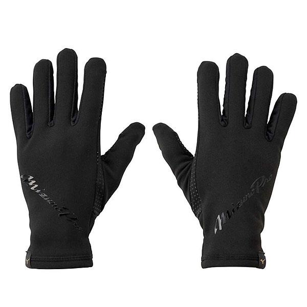 ＜ネコポス発送＞ ミズノ（MIZUNO）　12JYBA6209　野球　フリース手袋 （タッチパネル対応）　24AW