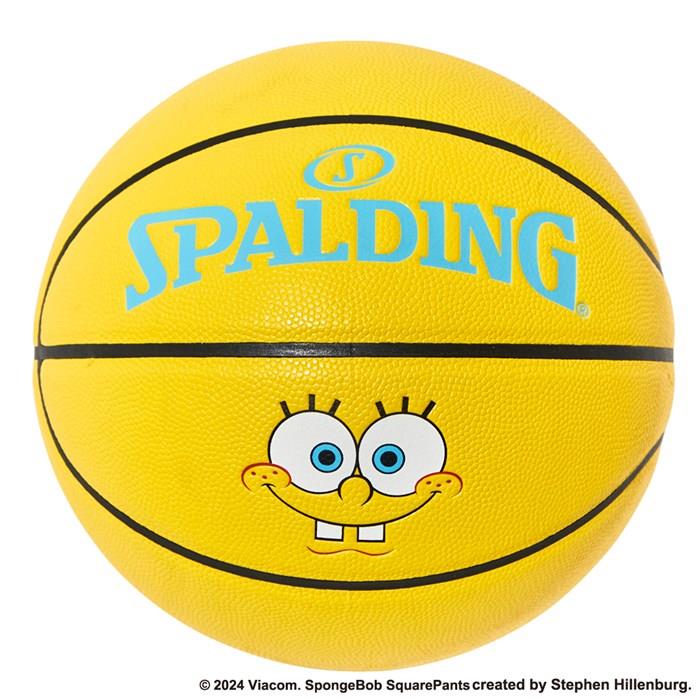 SPALDING（スポルディング）　77-912J　バスケットボール　スポンジ・ボブ イエロー コンポジット 7号球　24FW
