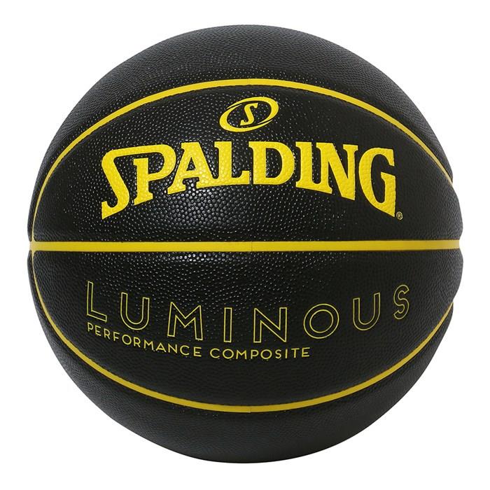 SPALDING（スポルディング）　77-893J　バスケットボール　ルミナス コンポジット ブラック×イエロー 6号球　24FW