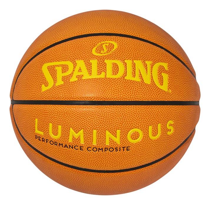 SPALDING（スポルディング）　77-901J　バスケットボール　ルミナス コンポジット ブラウン×イエロー 7号球　24FW