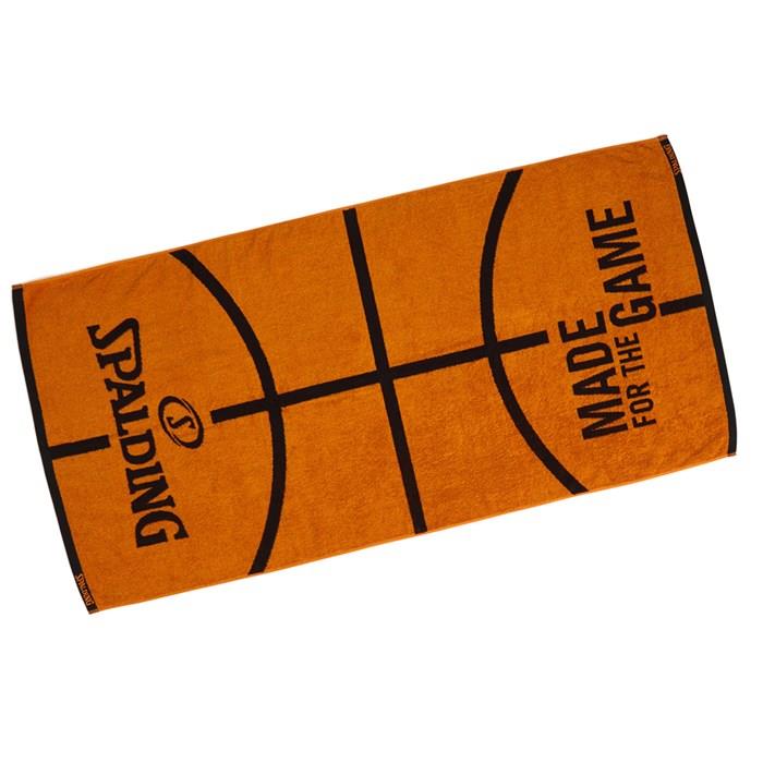 SPALDING（スポルディング）　SAT211240　バスケットボール　ジャカード ベンチタオル タオル ボールモチーフ　24FW