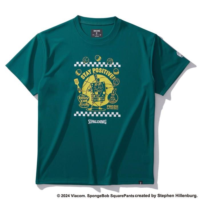 ＜ネコポス発送＞ SPALDING（スポルディング）　SMT24142S　2700　バスケットボール　ロングスリーブTシャツ スポンジ・ボブ バスケットボール フリーク　24FW