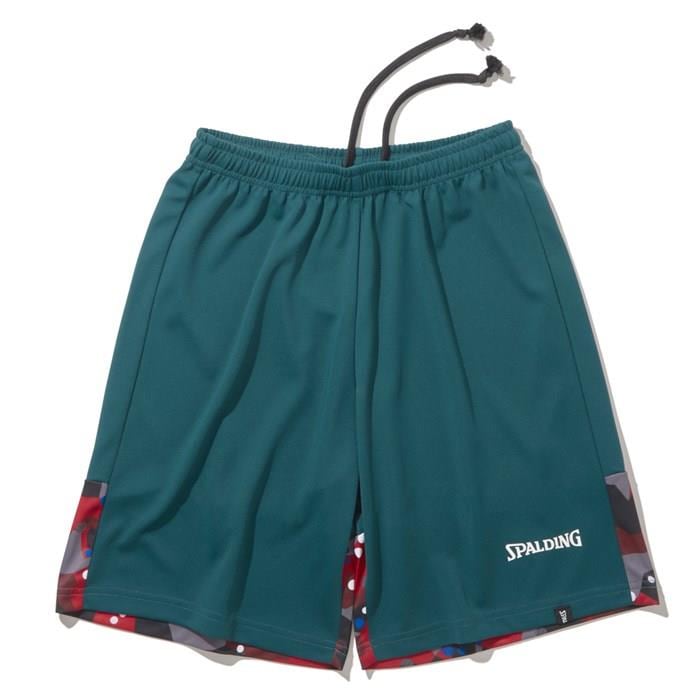＜ネコポス発送＞ SPALDING（スポルディング）　SJP24161　2700　バスケットボール　ジュニア プラクティスパンツ ポルカドット カモ ヘム　24FW