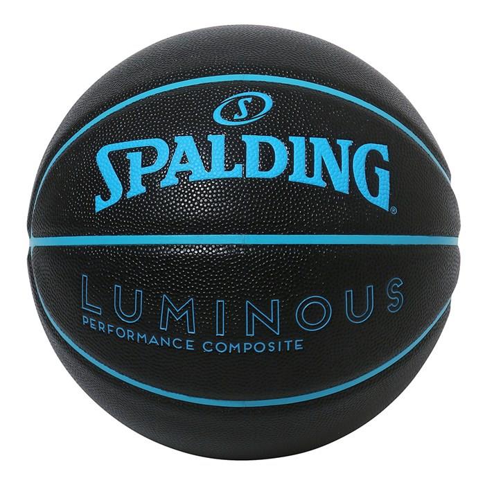 SPALDING（スポルディング）　77-846J　バスケットボール　ルミナス コンポジット ブラック×ブルー 7号球　24SS