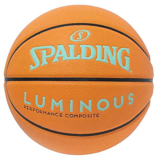 SPALDING（スポルディング）　77-986J　バスケットボール　ルミナス コンポジット ブラウン×ミント 7号球　25SS