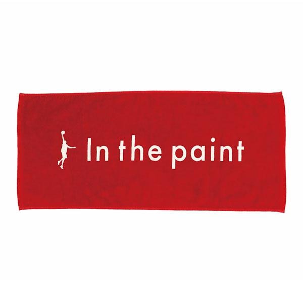＜ネコポス発送＞ インザペイント（IN THE PAINT）　ITP25304  RED　バスケットボール　SPORTS TOWEL スポーツタオル  25SS