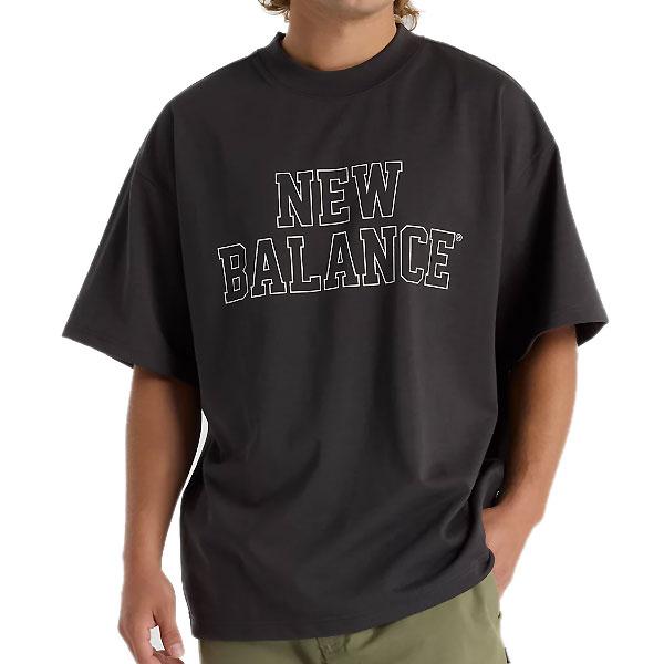 ＜ネコポス発送＞ ニューバランス（new balance）　AMT51509  BLK　マルチSP　Oversized S/S Tシャツ　25SS