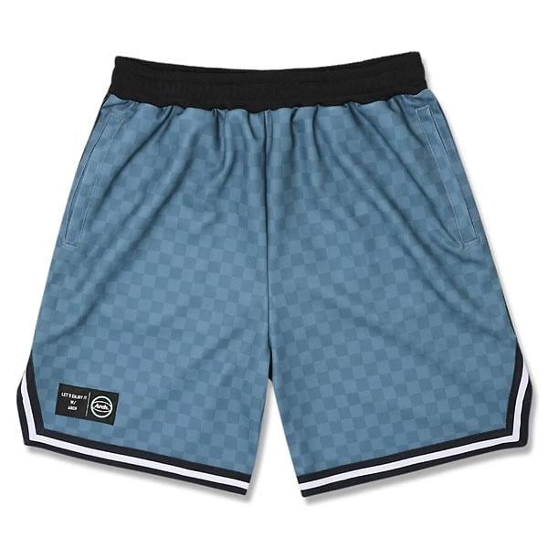＜ネコポス発送＞ ARCH（アーチ）　B125106  SBLU　バスケットボール　プラクティスパンツ  checkered shorts  25SS
