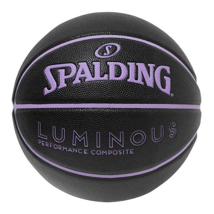 SPALDING（スポルディング）　77-980J　バスケットボール　ルミナス ブラック×バイオレット 5号球　25SS
