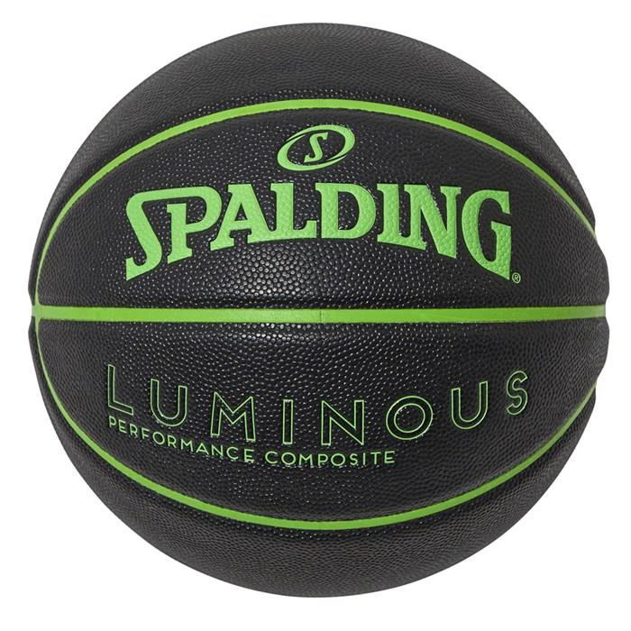 SPALDING（スポルディング）　77-979J　バスケットボール　ルミナス ブラック×グリーン 5号球　25SS
