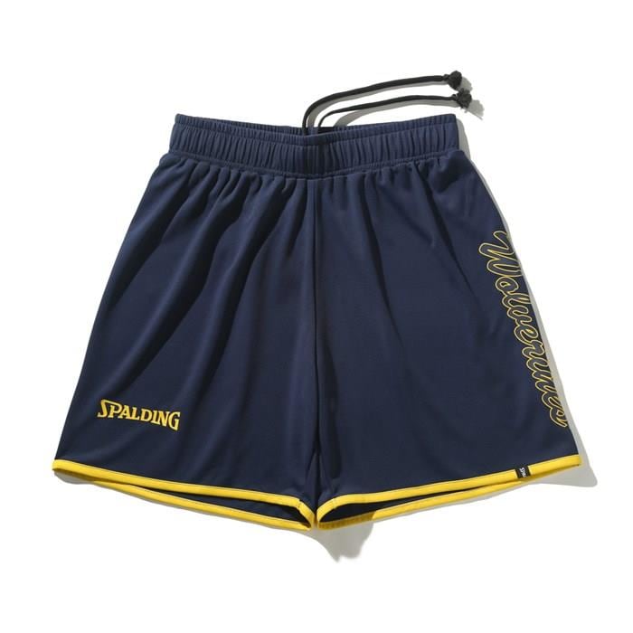 ＜ネコポス発送＞ SPALDING（スポルディング）　SMP25029M　5400　バスケットボール　ミシガン ウルバリンズ クラシック ロゴ プラクティスパンツ　25SS