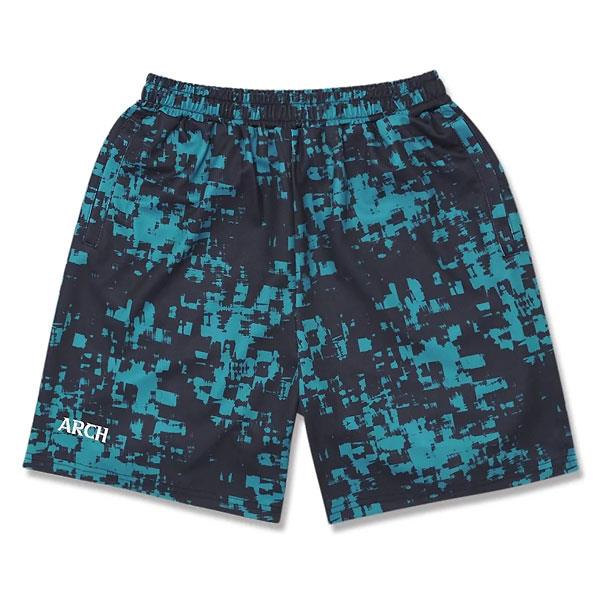 ＜ネコポス発送＞ ARCH（アーチ）　B125110  DOCN　バスケットボール　プラクティスパンツ  grid faded shorts  25SS