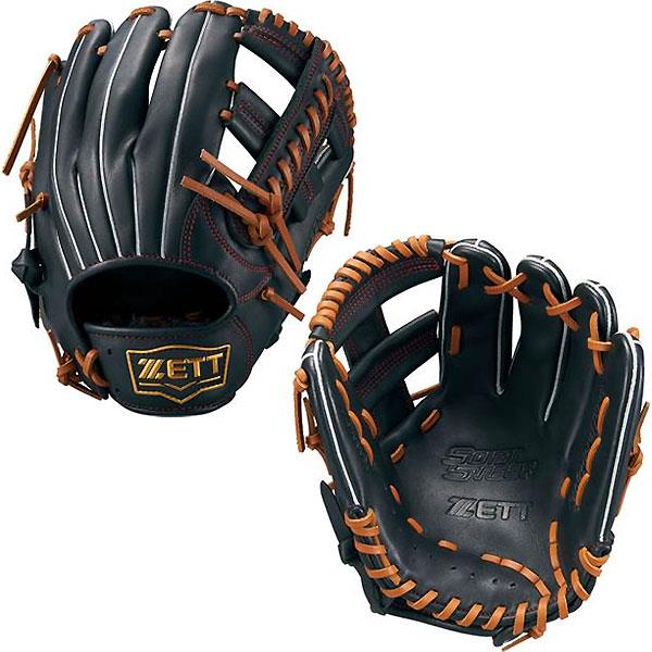 軟式グローブ ZETT◇野球用品/右利き用/BLK/BRGB35360 野球 ゼット スワロー限定