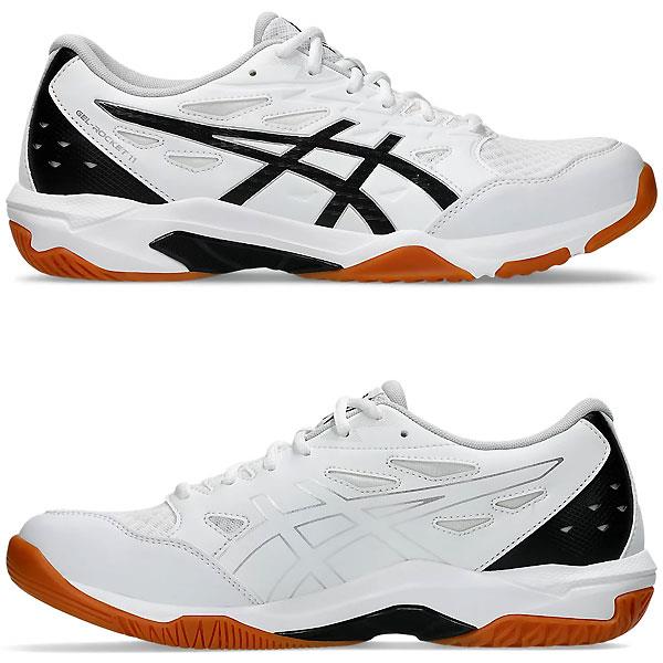 asics（アシックス）　1073A066  101　バレーボール　シューズ　GEL-ROCKET 11 WIDE　24SS