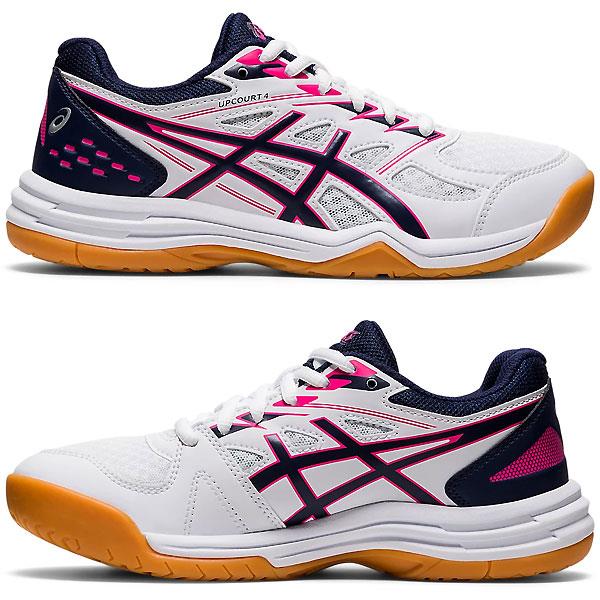 asics（アシックス）　1074A027　102　バレーボール　シューズ　ジュニア　UPCOURT 4 GS　アップコート 4 GS　22SS