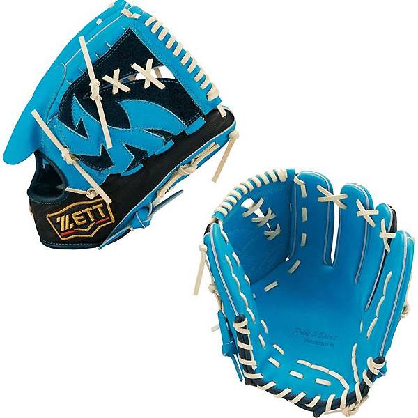 ZETT 投手用 軟式グローブ 青 ZETT 青 キャッチャーグローブ（軟式用