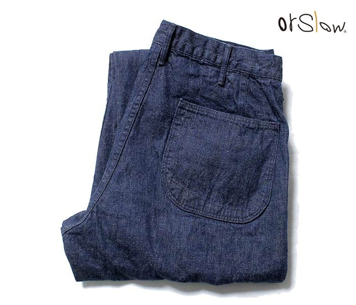 orSlow  U.S.NAVY ǥ˥ 桼ƥƥѥ 01-5130 US NAVY DENIM UTILITY PANTS (01-5130-81)