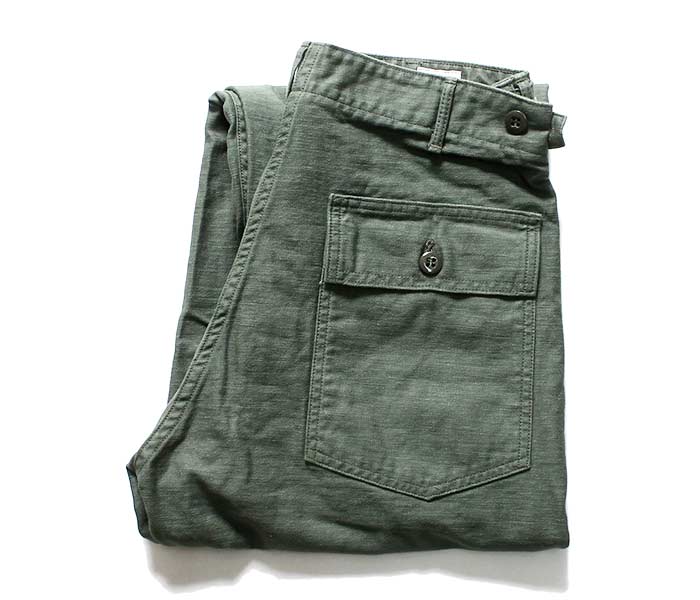 orslow オアスロウ ベイカーパンツ ファティーグパンツ M カーキ orSlow 予約商品(お届け予定 8月頃以降) オアスロウ カーキ