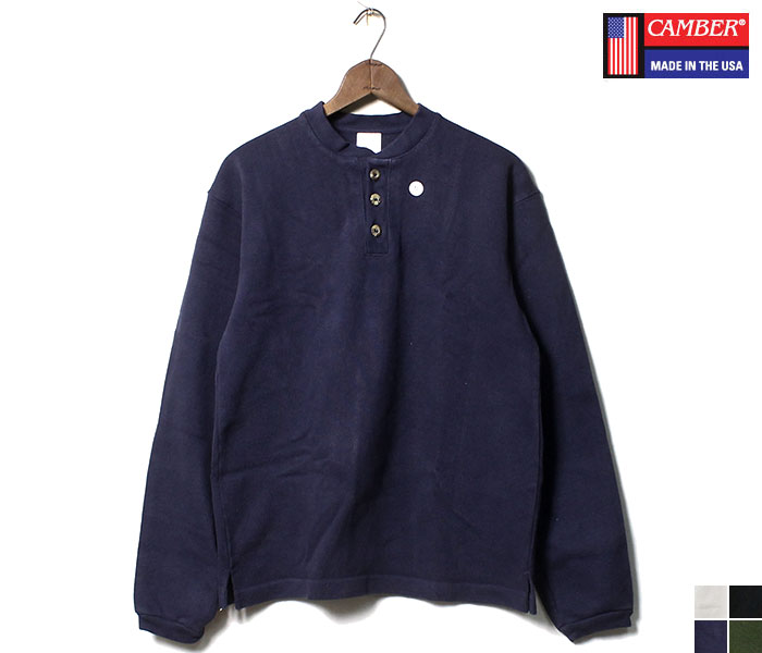 CAMBER キャンバー ロンT ヘンリーネック X-TREME JERSEY 3-BUTTON