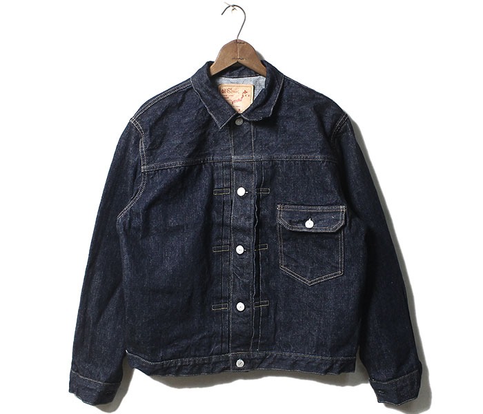 orSlow  1st type  ǥ˥ 㥱å ե 󥦥å 03-6011 40's PLEATED FRONT BLOUSE DENIM JACKET UNISEX (03-6011-81)