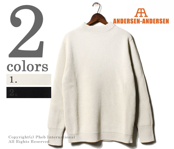 ANDERSEN-ANDERSEN コットンクルーネック アンデルセン アンデルセン ANDERSEN-ANDERSEN コットン クルー