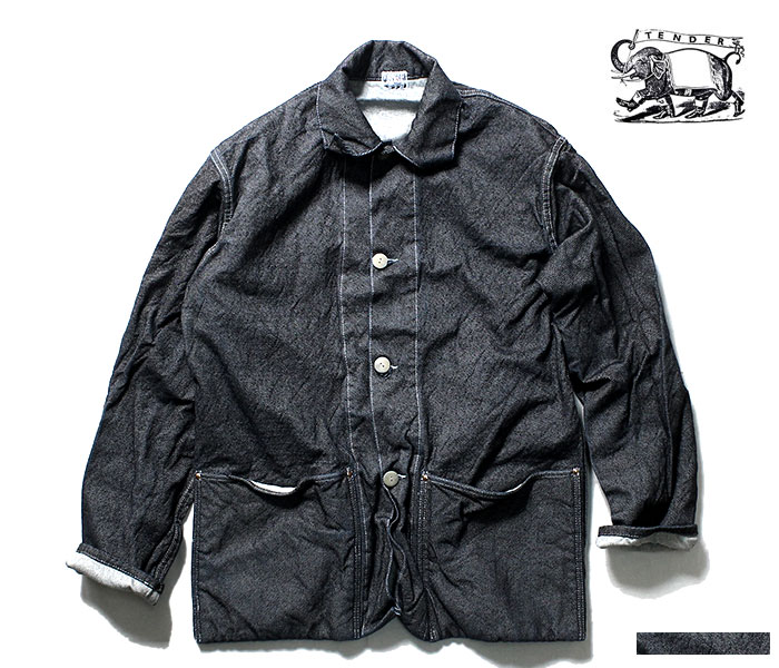 ƥ TENDER Co. 19oz ǥ˥ 㥱å 󥦥å դ TYPE 935 (935-SHEPHERD-19OZ-DNM-RINSE)