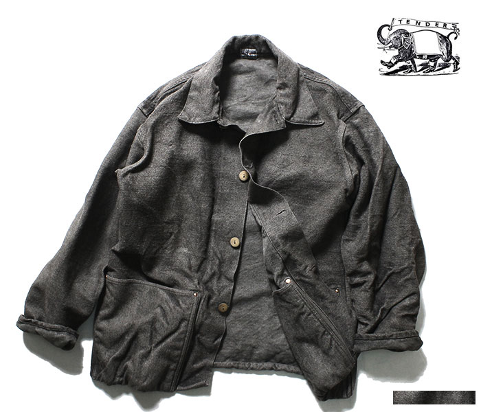 ƥ TENDER Co. 㥱å 饤ɥ åȥĥ ǥ֥å դ (935-SHEPHERD-WOOL-BLACK)