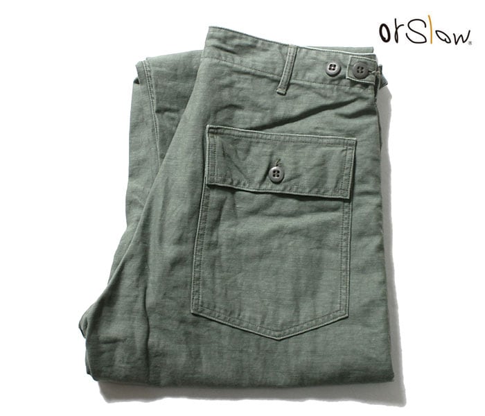 orSlow  եƥѥ 5002 ٥ѥ 쥮顼եå ꡼桼 US ARMY FATIGUE PANTS (01-5002-216)