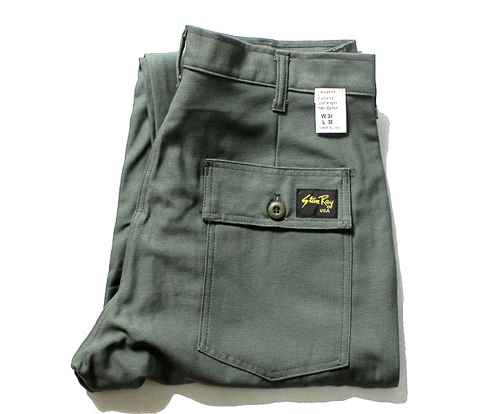 졼 Stan Ray ơѡɥեå ٥ѥ եƥѥ TAPERED FIT FATIGUE PANTS MADE IN USA 쥬ۡ GUNGHO-1201-TAPERED (STANRAY-1201-TAPERED)