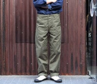 ͽ����(���Ϥ�ͽ�� 2��ʹ�) orSlow ���������� ��åץ��ȥå� �ե��ƥ������ѥ�� �٥������ѥ�� �쥮��顼�ե��å� ARMY GREEN RIP STOP US ARMY FATIGUE PANTS Button Fly (01-5002-76-RESERVE)