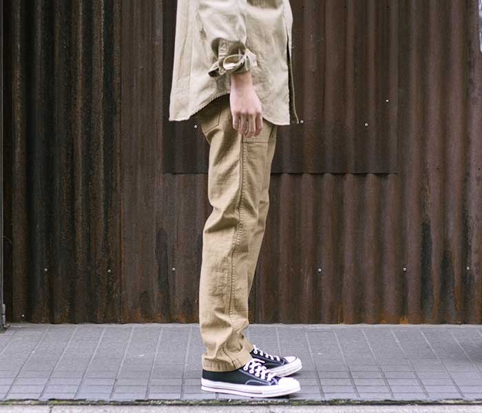 ͽ(Ϥͽ 2ʹ) orSlow  եå  ١ եƥѥ 5032 ٥ѥ KHAKI US ARMY FATIGUE PANTS Zipper Fly (01-5032-40-RESERVE)