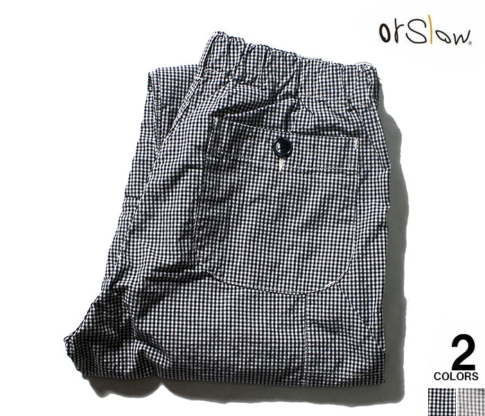 orSlow  å եѥ ѥ ѥ FRENCH WORK PANTS UNISEX CHECK (03-5000-CHECK)