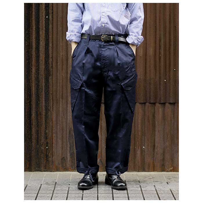 ꥹ Хåȥѥ ͥӡ ǥåɥȥå ͥӡ ѥ ROYAL NAVY TROUSERS NAVY BLUE DEADSTOCK (ROYALNAVY-COMBAT-PT-DEAD)