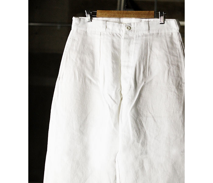 インテリム INTERIM アイリッシュリネン M52 フレンチアーミー トラウザーズ IRISH LINEN M52 FRENCH