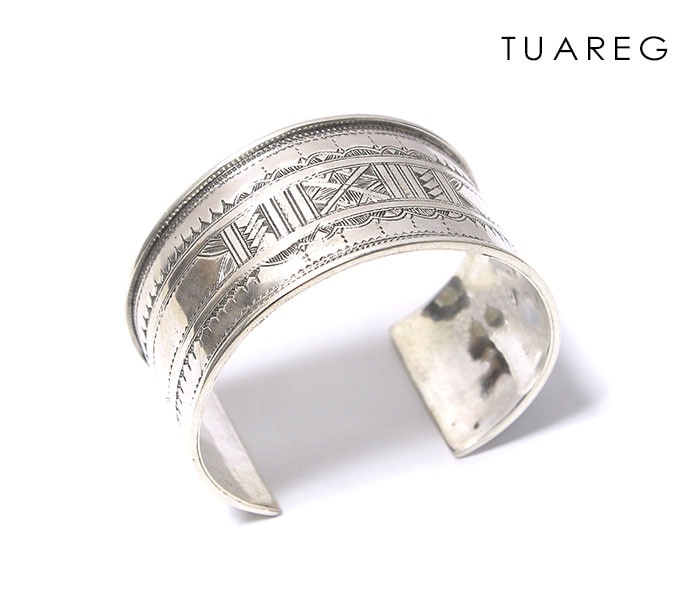 トゥアレグ　バングル　リング トゥアレグ シルバーバングル TOUAREG SILVER BANGLE WIDE No7 (TUAREG