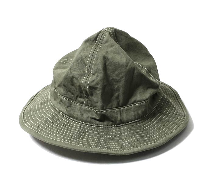 orSlow オアスロウ ハット U.S.NAVY グリーンヘリンボーン ミリタリーハット 03--001 US NAVY HAT UNISEX (03--001-16A)
