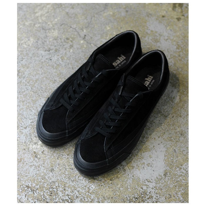  ASAHI BELTED LOW SUEDE BLACK/BLACK ٥ƥå   ֥å ˡ (M020-KF20447)