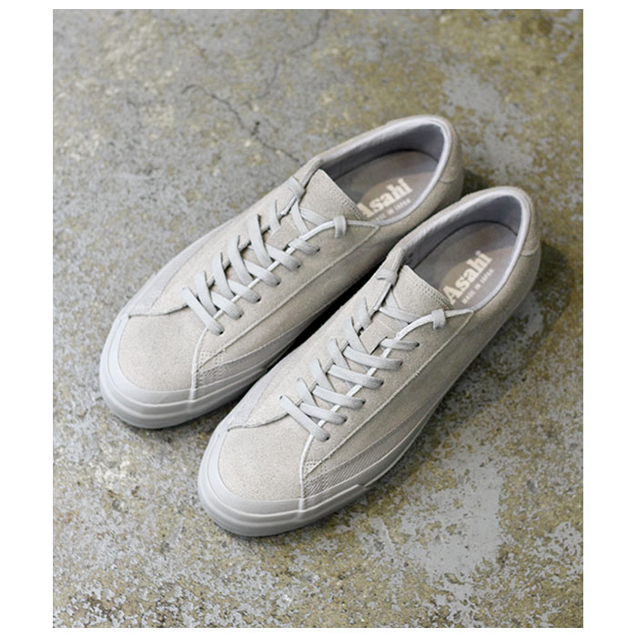 アサヒ ASAHI BELTED LOW SUEDE GRAY/GRAY ベルテッド ロー スウェード
