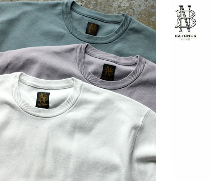 Хȥʡ BATONER 32 ࡼ˥å 롼ͥå T 32G SMOOTH KNIT CREW NECK T-SHIRT (BN-23SM-038)