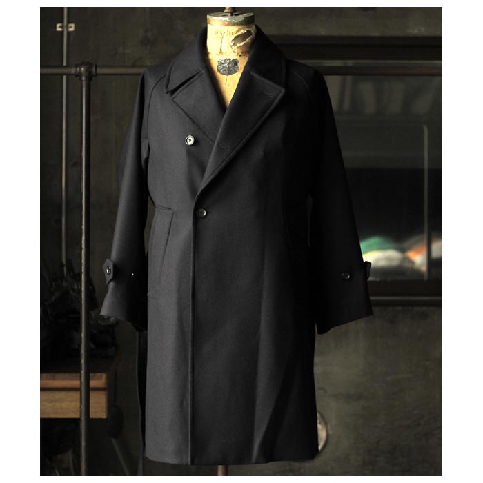 Wool melton over coat ウールメントンオーバーコート（Wool