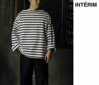 インテリム INTERIM ハイパービック スヴィンギザ バスク ボーダーシャツ HYPER BIG SUVIN GIZA BASQUE BORDER SHIRT (IT23A137)