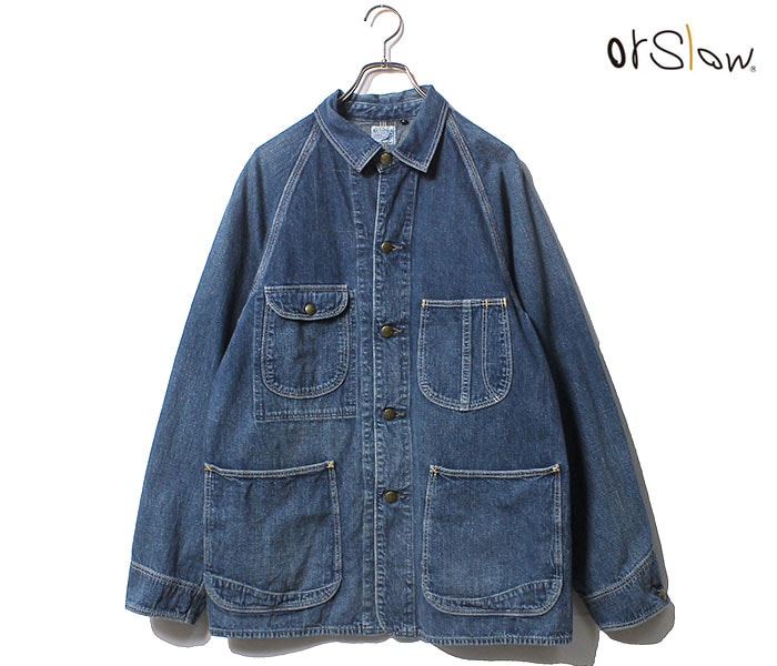 ͽ(Ϥͽ 8ʹ) orSlow  ǥ˥ 桼ɥå С 1950'S COVERALL USED WASH (03-6140-95-RESERVE)