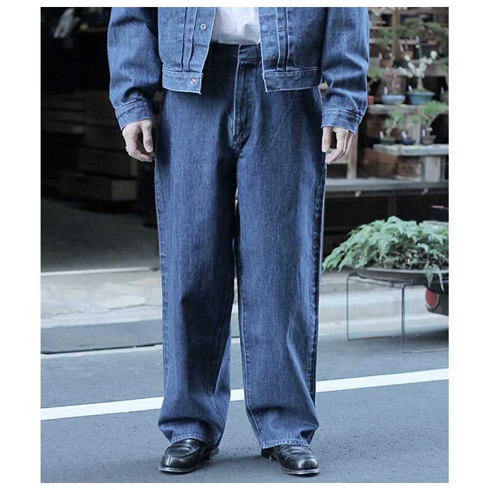 新品未使用】 sweats collective バギーデニム インディゴ S