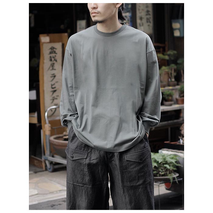 ƥꥢ ULTERIOR ӥ  ŷ T SUVIN SUEDED TENJIKU L/S TEE (ULCS71-HA168)